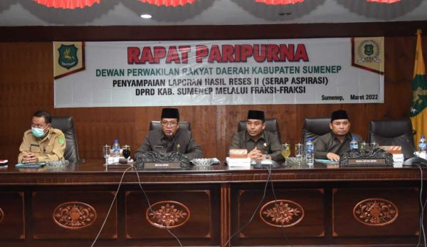 Laporkan Hasil Reses, DPRD Sumenep Undang Eksekutif dan Soroti Infrastruktur Jalan