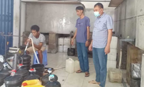Cek Stok Migor Curah, Polres Sumenep Sidak Dua Distributor