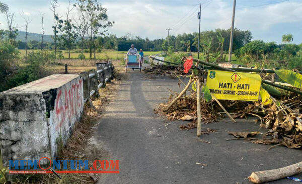 Jembatan Nyaris Ambruk, Jalur Transportasi Tiga Desa di Sumenep Terancam Lumpuh