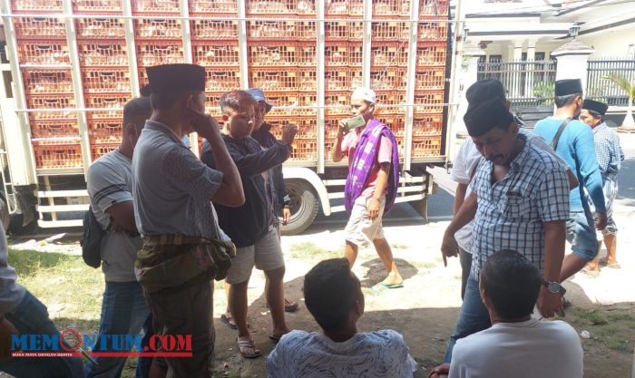 Peternak Ayam Broiler Pamekasan dan Sumenep Cegat Truk Pemasok dari Luar Madura